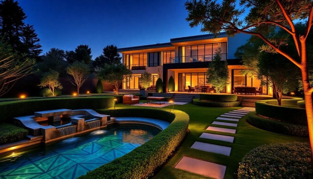 Luxury Villas Lighting for Outdoor Gardens