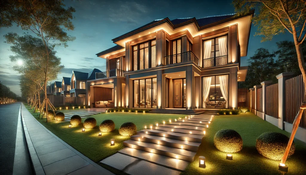 luxury villa lighting